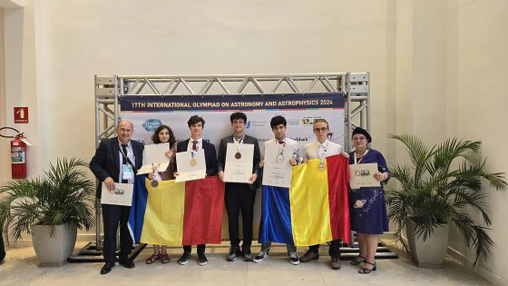 Echipa României a obţinut cinci medalii la Olimpiada Internaţională de Astronomie şi Astrofizică