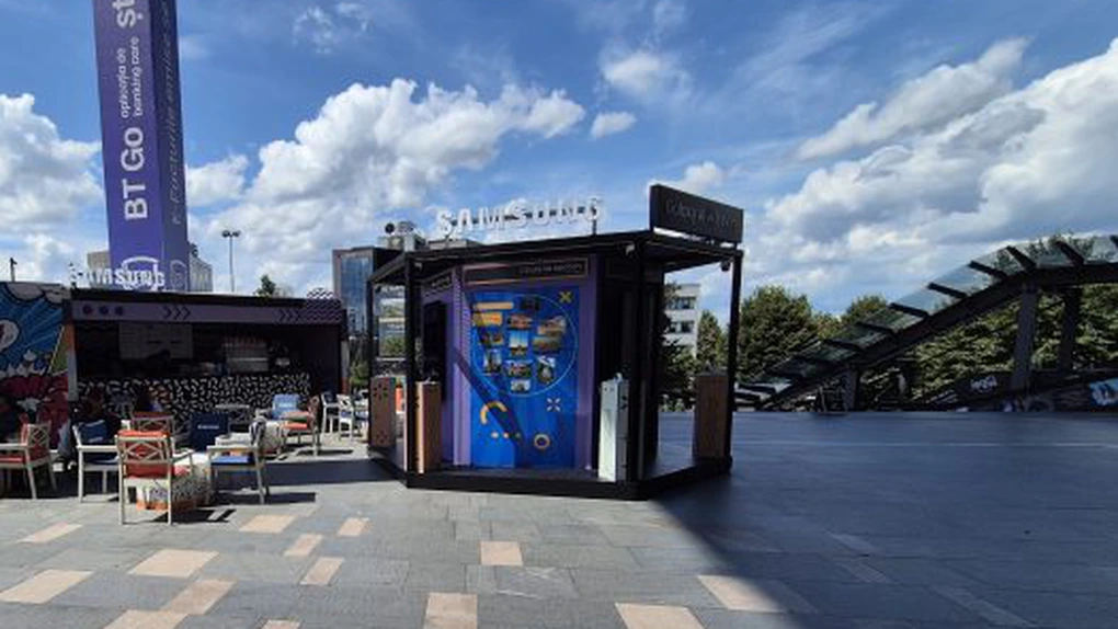 Samsung inaugurează primul Galaxy AI Café din România. Dispune de cel mai mare ecran LED din Europa