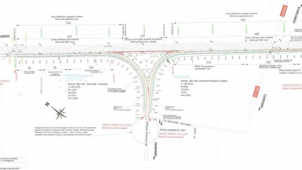 CNAIR a primit o singură ofertă la licitația pentru construirea nodului rutier Cumpăna A4 - DN 39E