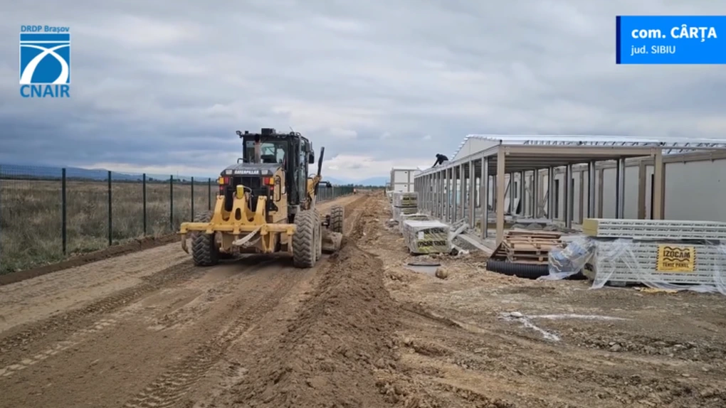 Autostrada A13 Sibiu - Făgăraș: Makyol a început lucrările pentru organizările de șantier