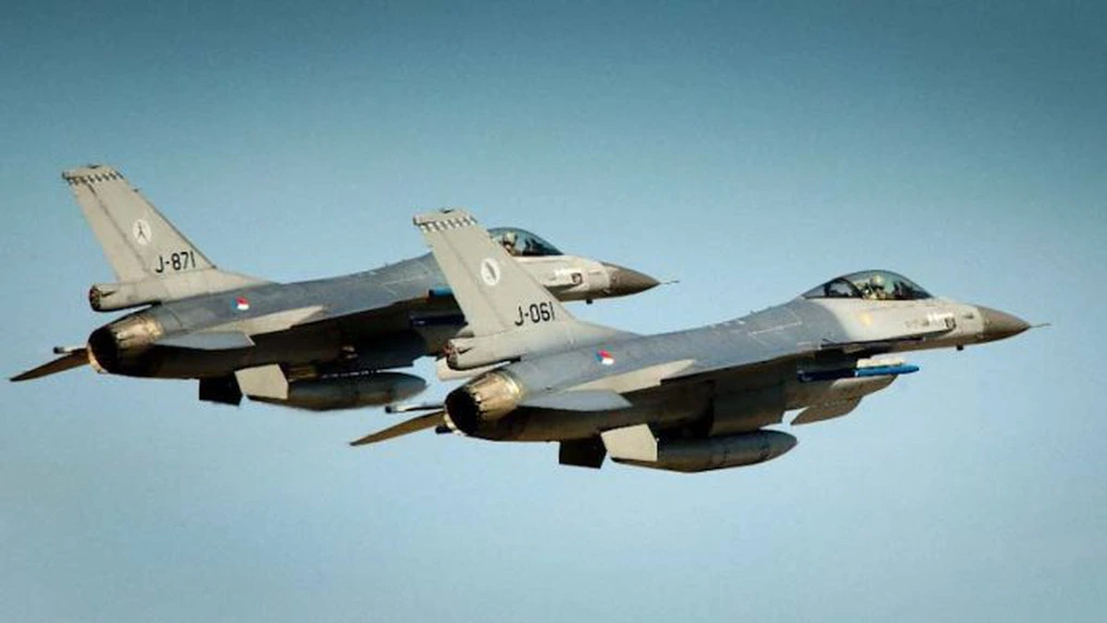 18 avioane F-16 ajung în România, după ce Olanda a pus oficial la pământ toată flota sa