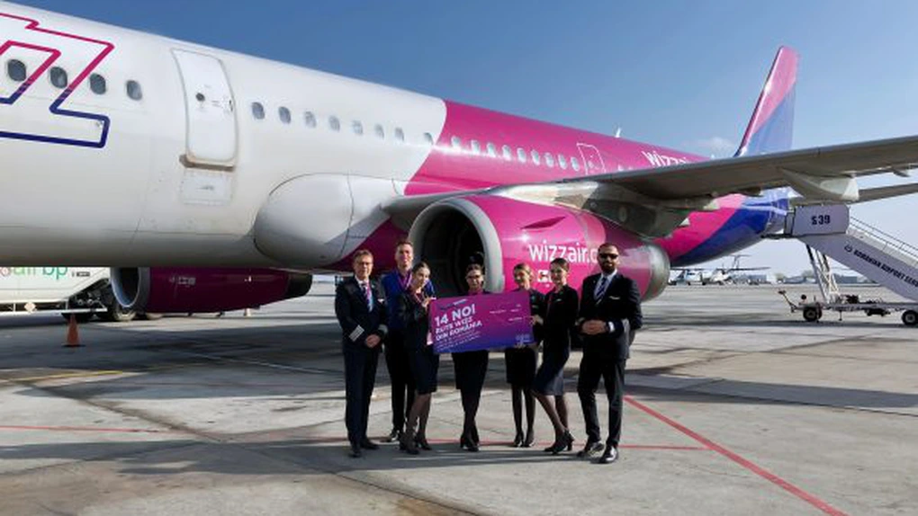 Wizz Air inaugurează 44 de rute noi pentru sezonul de iarnă, 14 dintre acestea în România