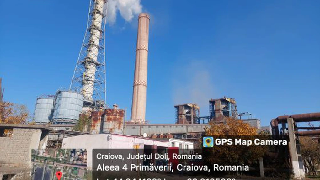 Compania Electrocentrale Craiova, amendată de Garda de Mediu cu 50.000 de lei. Un nor de cenușă a acoperit orașul în urmă cu cinci zile