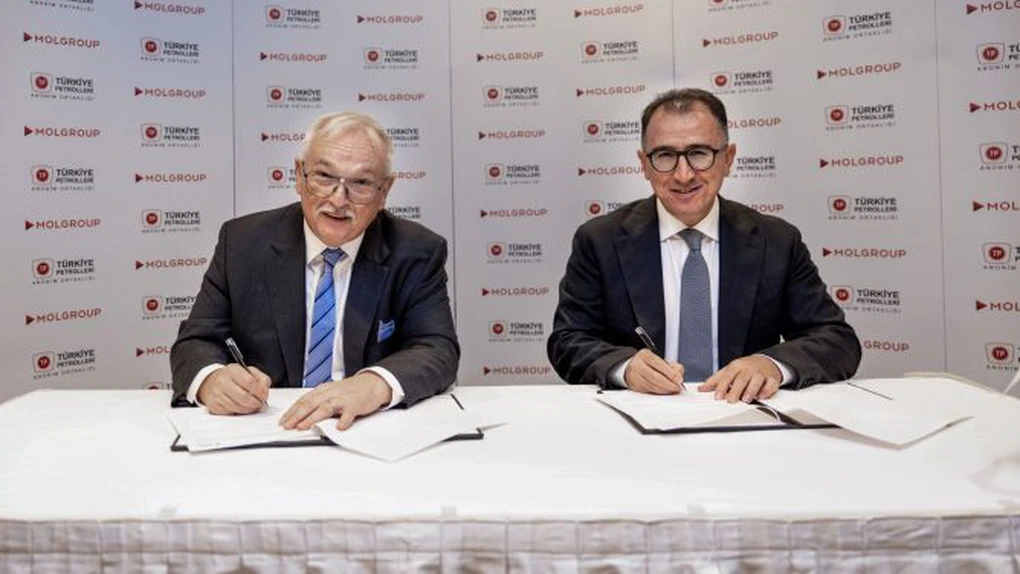 Memorandum semnat între MOL și Turkish Petroleum. cele două companii vor stabili un parteneriat strategic pentru explorarea hidrocarburilor zona caspină, Turcia și Arica de Nord