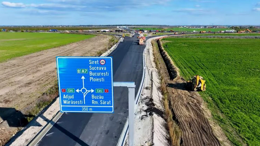 Autostrada Moldovei A7: Primii kilometri construiți prin PNRR au fost dați în trafic (Video)
