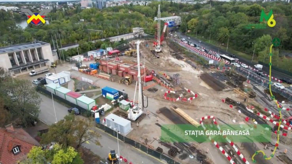 Magistrala 6 de metrou: Stadiul detaliat al lucrărilor la secțiunea sudică 1 Mai - Tokyo în a doua jumătate a lunii septembrie