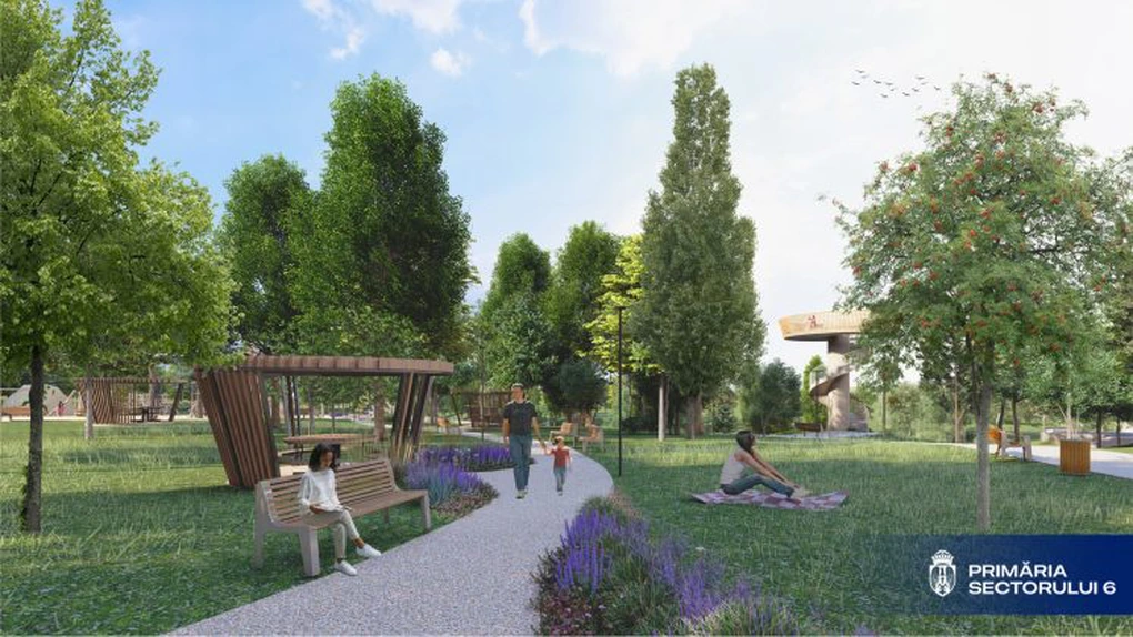 Un nou parc în București. Primele imagini, cum va arăta
