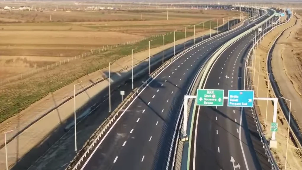 Autostrada Moldovei A7: Încă 32 de kilometri, de la Buzău la Râmnicu Sărat, au fost dați azi în trafic. România a ajuns la o rețea de 1.158 de kilometri de drum de mare viteză