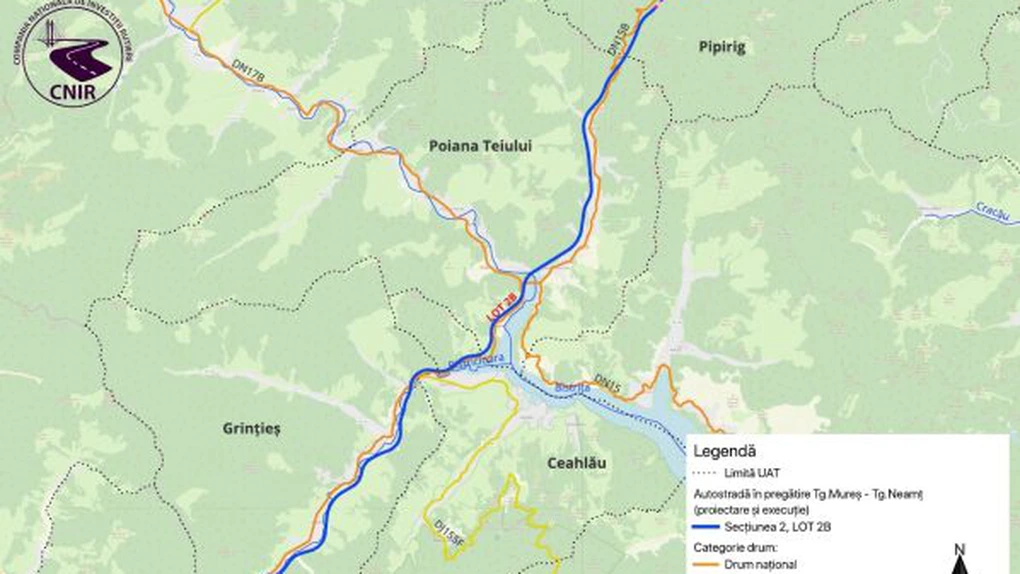 Autostrada Unirii A8: A fost publicat anunțul de licitație pentru cel mai scump și dificil lot, cu pasaje și tuneluri pe 70% din traseu