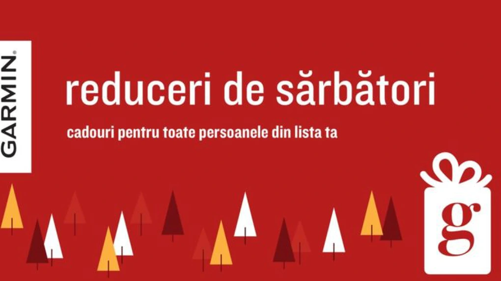 Reduceri de Sărbători la Garmin Romania: peste 80 produse cu discounturi de până la 46%