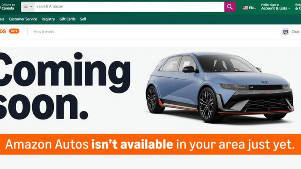 Amazon a început comercializarea de vehicule Hyundai în SUA și pregătește extinderea programului în Europa