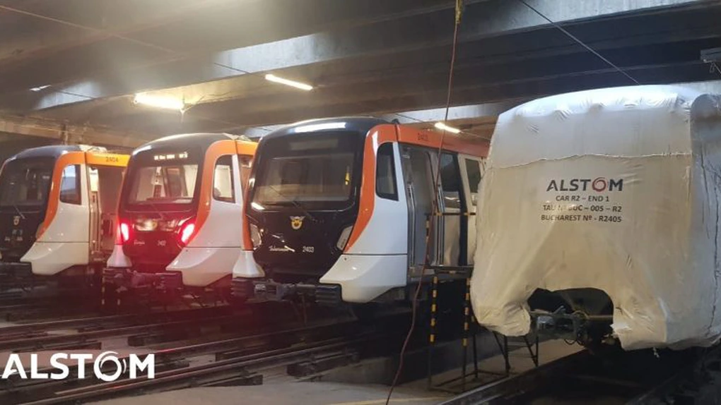 Al cincilea tren de metrou Alstom pentru Magistrala M5 a ajuns în România FOTO