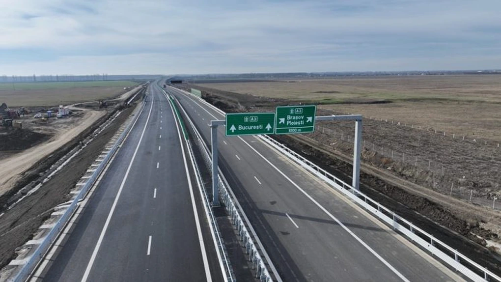 Autostrada Moldovei: A fost deschisă circulația pe lotul 1 din A7 Ploiești - Buzău (Video)