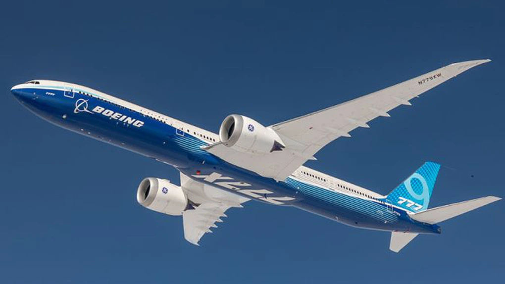Boeing a reluat testele pentru avionul cu fuzelaj larg 777X
