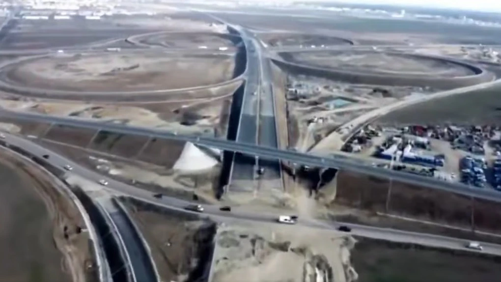 Autostrada Bucureștiului A0: Ce lucrări mai trebuie finalizate pe lotul 3 Sud, pe care constructorul vrea să îl deschidă în aprilie (Video)