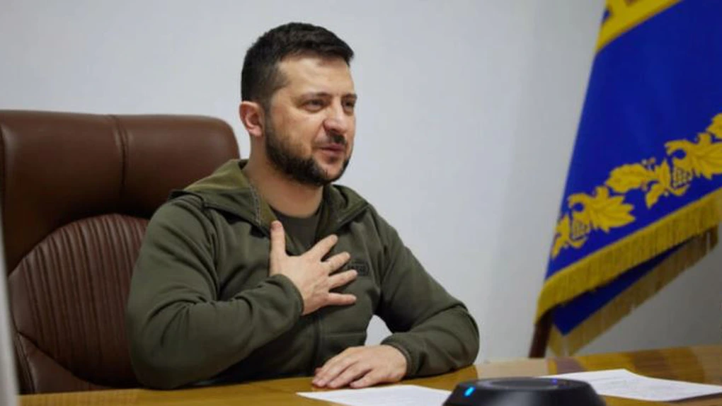 Ucraina (sondaj) - Popularitatea preşedintelui Zelenski, în scădere netă în 2024