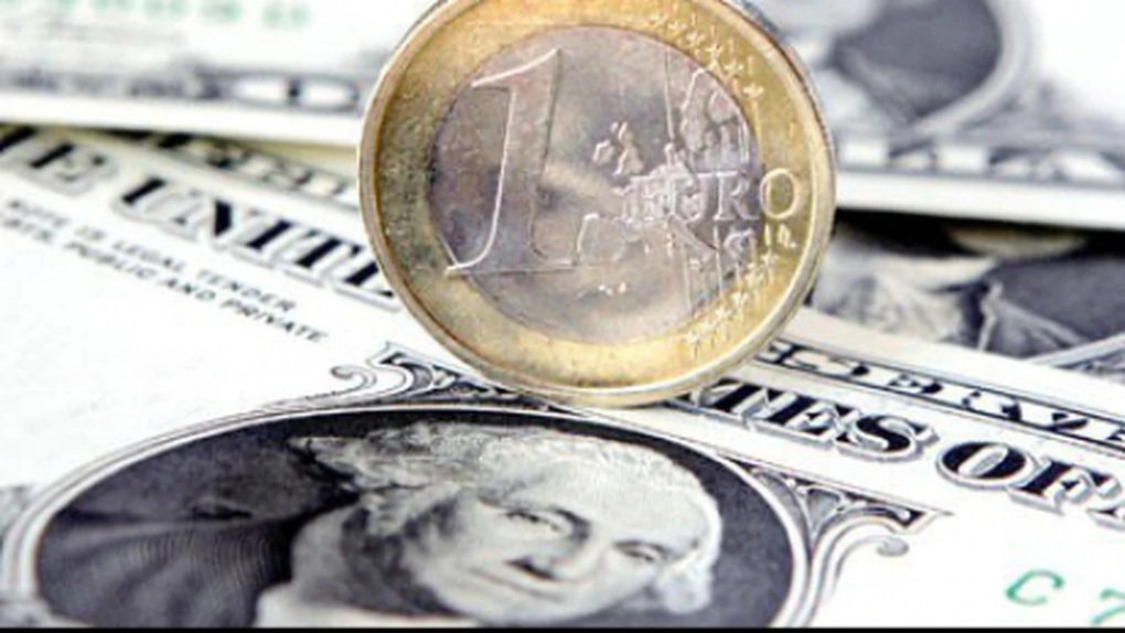 Euro, la cea mai ridicată cotație în raport cu dolarul american în ultimii patru ani
