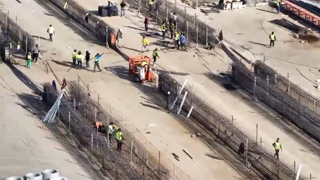 Autostrada Sibiu - Pitești: Porr are mobilizați 600 de muncitori pe lotul 4 Tigveni - Curtea de Argeș, realizat 62% (Video)