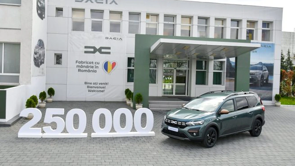 Uzina Automobile Dacia din Mioveni a asamblat modelul Jogger cu numărul 250.000