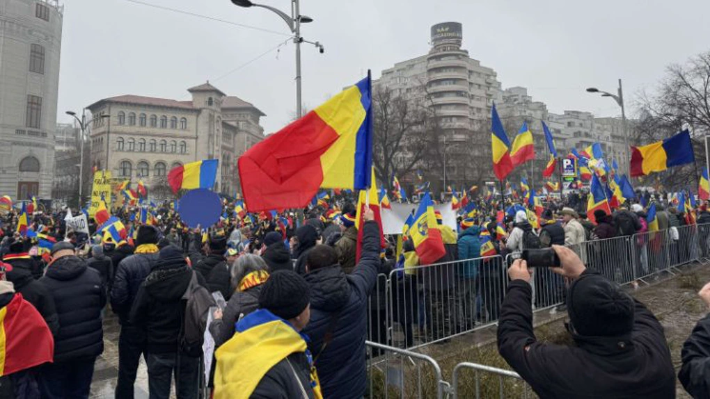 Protest AUR/Călin Georgescu: Ciocoii vechi şi noi vor să îmi blocheze din nou candidatura