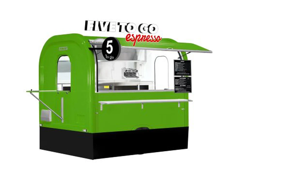 5 to go lansează noul concept de franciză Espresso, pentru vânzarea de cafea din rulotă