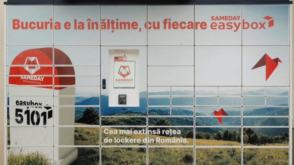 Sameday depășește pragul de 5.100 easybox-uri și înregistrează 160 milioane de colete livrate în lockerele din România