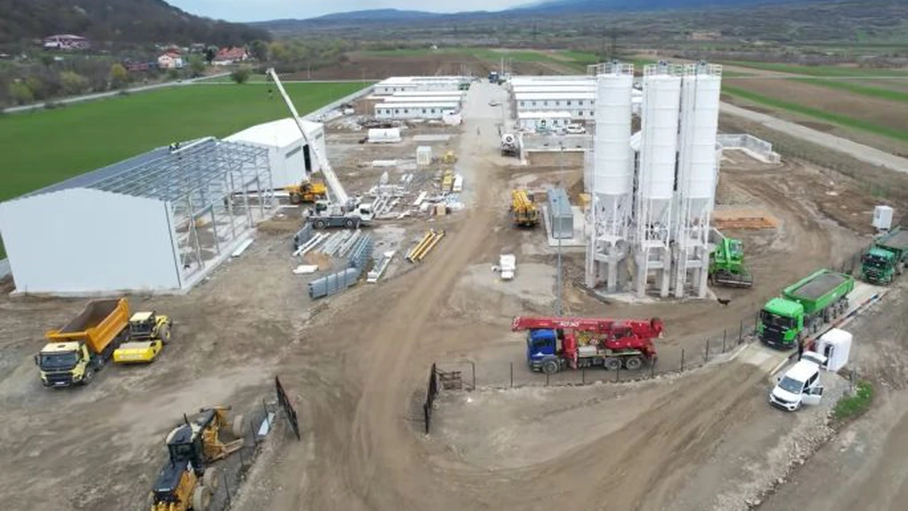 VIDEO Autostrada A13 Sibiu - Făgăraș: Turcii de la Makyol finalizează organizarea de șantier pe tronsonul 1