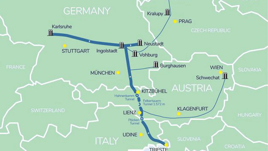 Cehia a renunţat complet la petrolul din Rusia pentru prima dată în istoria naţiunii, după finalizarea lucrărilor de la oleoductul Transalpine Pipeline (TAL)
