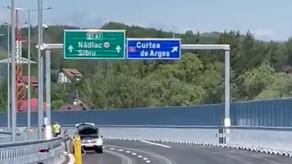 VIDEO Autostrada A1 Sibiu – Pitești: A început pre-recepția primului lot care va fi dat în trafic anul acesta