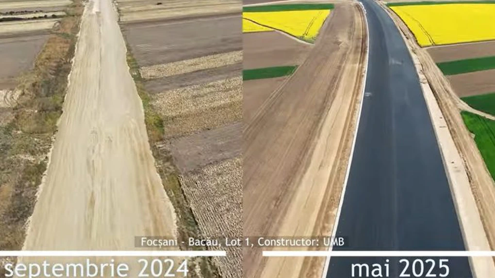 VIDEO Autostrada Moldovei A7: Cum au evoluat lucrările la șapte loturi rămase de construit între Ploiești și Pașcani
