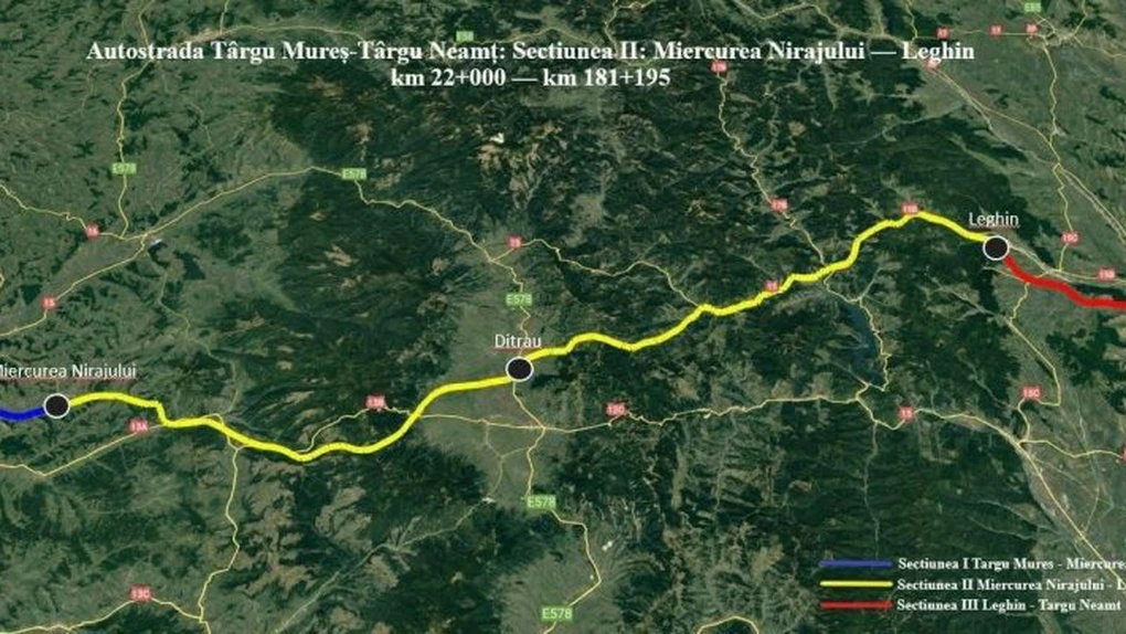 Autostrada Unirii A8: Turcii de la Ozaltin, desemnați câștigători pe lotul Miercurea Nirajului - Sărățeni