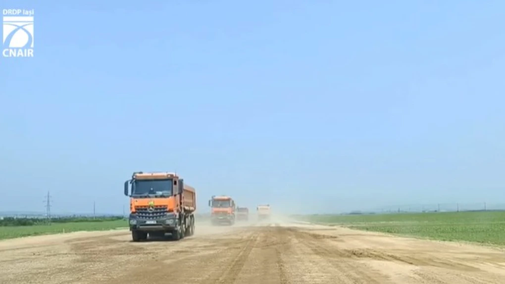 Autostrada A7 Focșani – Bacău: Lucrările pe lotul 2 au ajuns la un stadiu de 50%