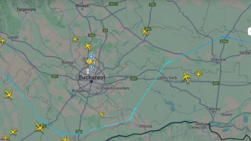 Furtună în București: Mai multe avioane nu pot ateriza, un zbor TAROM a fost redirecționat la Constanța