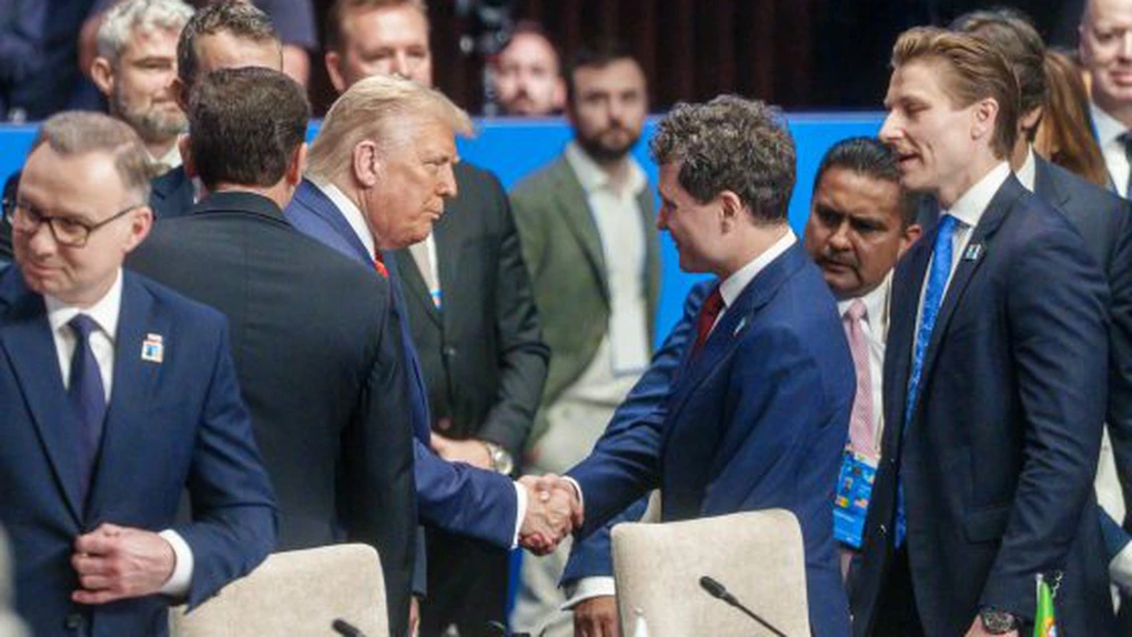 Primele imagini cu Nicuşor Dan când îl întâlneşte pe Trump. Momentul în care au discutat