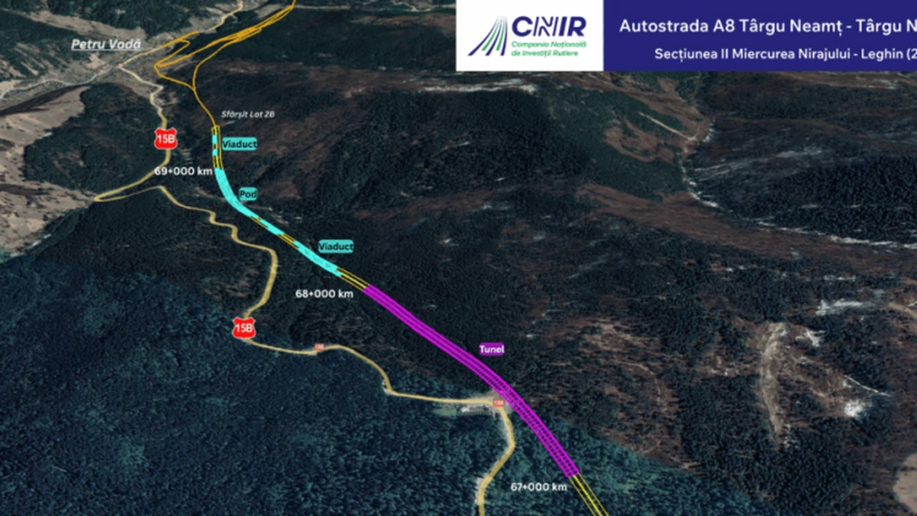 Autostrada Unirii A8: Umbrărescu, desemnat câștigător pe cel mai dificil lot, Grințieș – Pipirig