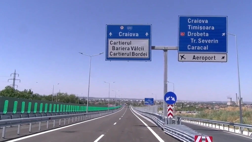 Drum Expres Craiova – Pitești: S-a deschis circulația pe pasajul care permite accesul din DEx12 în municipiul Craiova