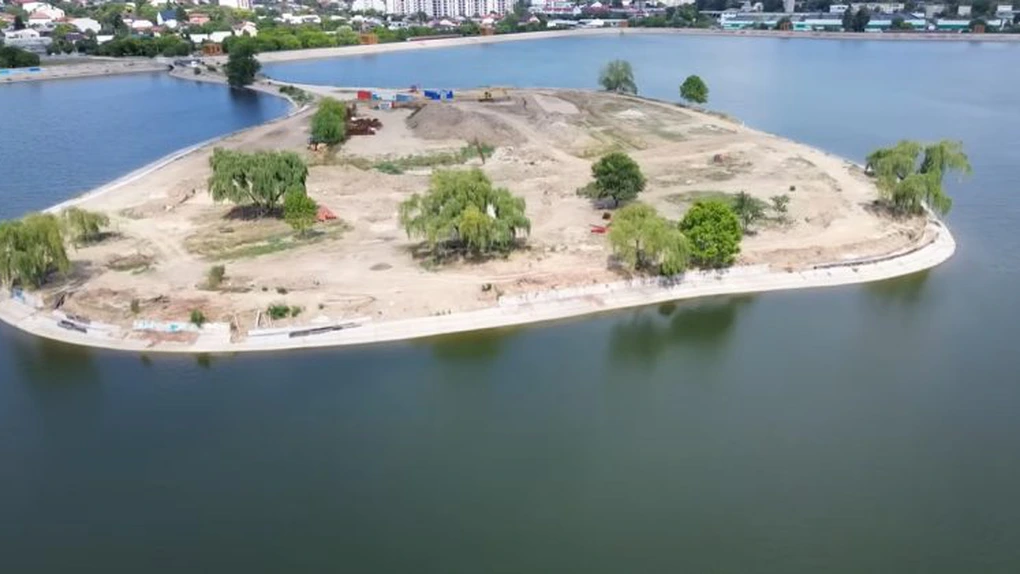 VIDEO Sector 6: Cum arată lucrările la Insula Lacul Morii, viitoare oază de verdeață a Capitalei