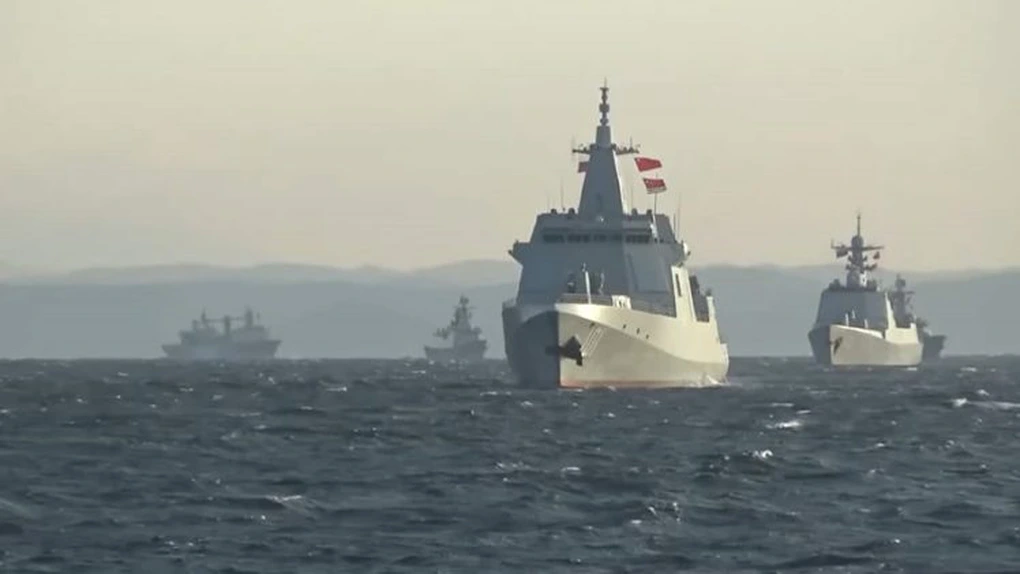 China şi Rusia încep exerciţii navale comune în Marea Japoniei