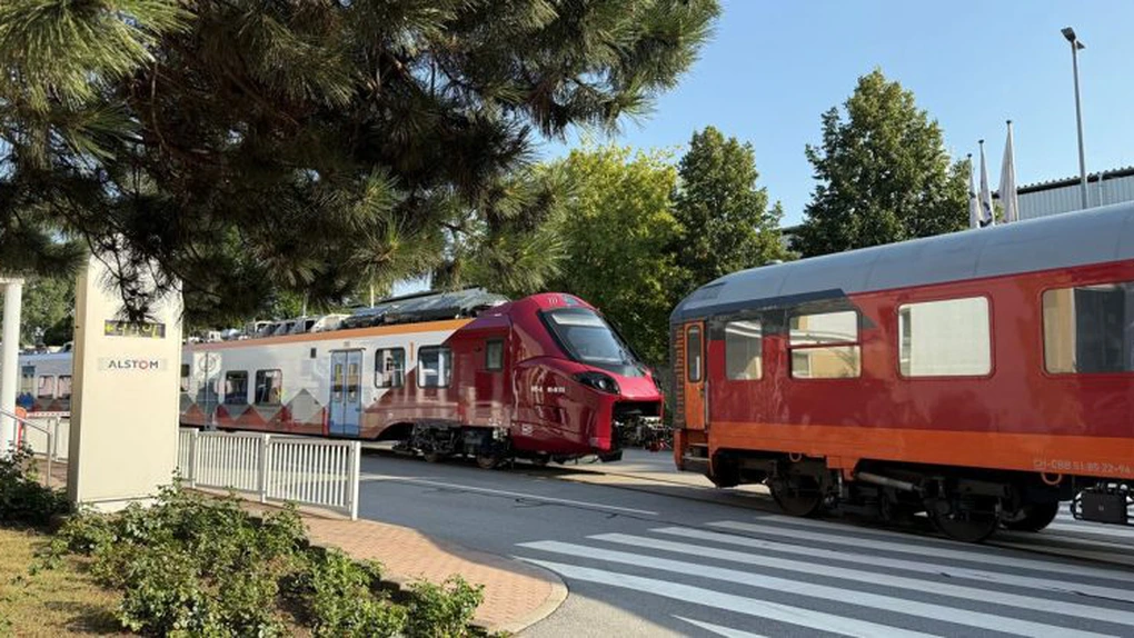 FOTO Al cincilea tren Alstom pentru ARF a plecat de la fabrica din Germania către România