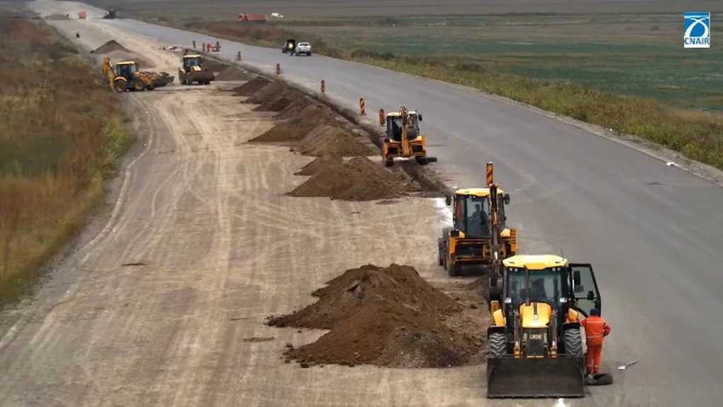 VIDEO Autostrada Moldovei A7: Lucrările pe tronsonul Bacău - Pașcani se apropie de 40% - șeful CNAIR