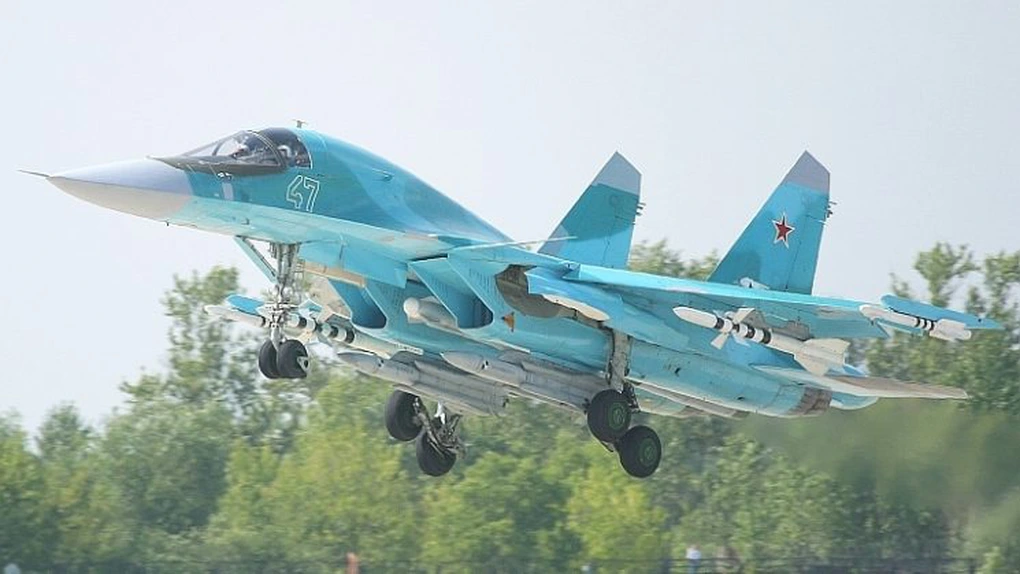 Ucraina spune că a doborât un avion de vânătoare rus Su-34 în regiunea Zaporojie