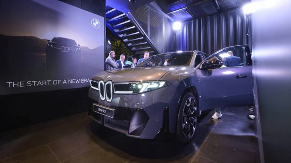 BMW a  prezentat în avanpremieră la Bucureşti noul iX3, un SUV electric din generația Neue Klasse