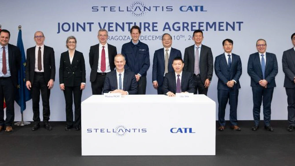 Stellantis și chinezii de la CATL au început construcția celei mai mari fabrici de baterii pentru mașini electrice din Spania