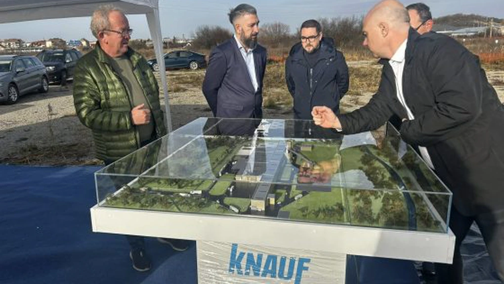 O nouă fabrică se construiește în România, cu investiții de 88 milioane de euro din partea nemților de la Knauf. Va fi cea mai mare din Europa - FOTO