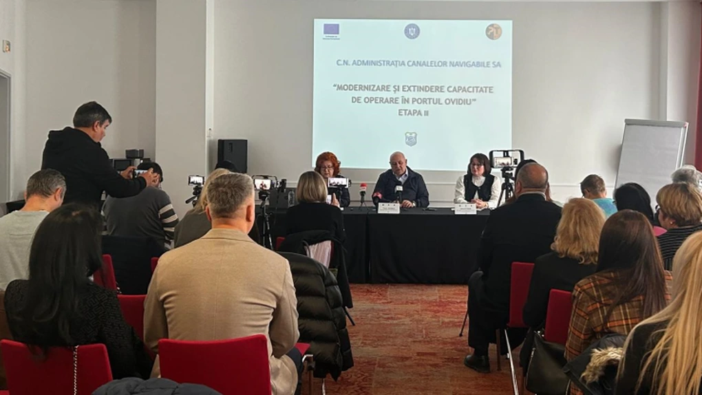 Compania „Administrația   Canalelor   Navigabile” anunță finalizarea etapei II a proiectului de modernizare și extindere a capacității de operare din Portul Ovidiu