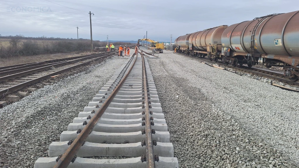 10 kilometri de cale ferată modernizați, redeschiși joi în vestul țării