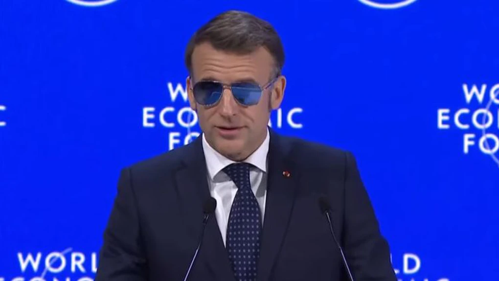 Emmanuel Macron, la Davos: Prefer respectul mai degrabă decât brutele și statul de drept mai degrabă decât brutalitatea