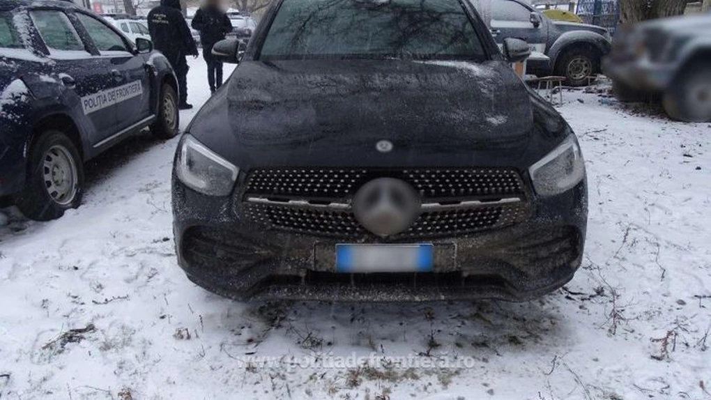 Un Mercedes în valoare de 150.000 de lei căutat de autoritățile italiene a fost găsit la Corabia de polițiștii de frontieră
