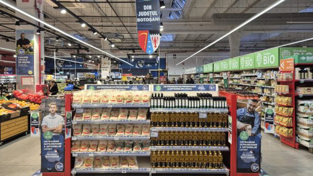 Carrefour aduce multe produse noi românești în magazine. Ce veți găsi pe rafturi