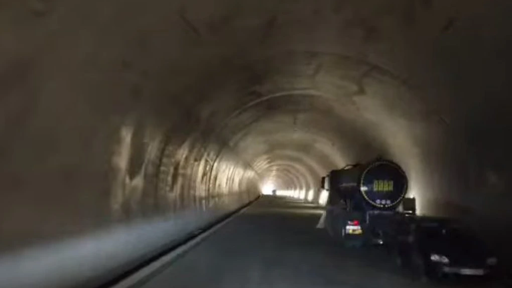 Autostrada A1 Sibiu - Pitești: Primul tunel veritabil de autostradă din România, dotat cu sisteme anti-incendiu